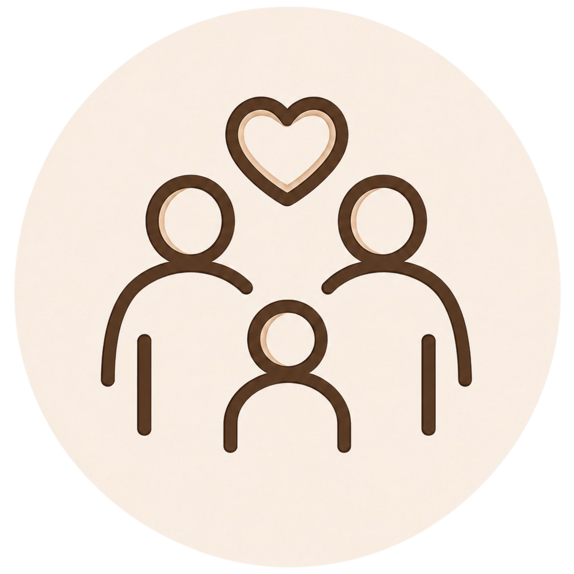 Icon representing keeping family members informed